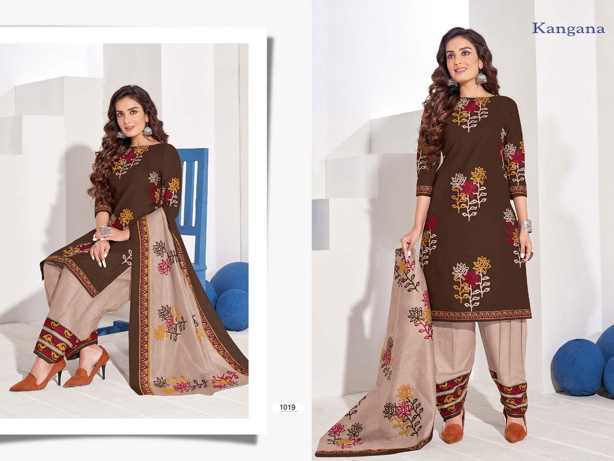 Ganesha Kangana 1 Daily Casual Wear Cotton Printed Dress Material Collection